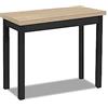 ASTIMESA Tavolo da Cucina a Libro Senza cassetto e Piano in Legno Laminato, Rovere Raw, 80 x 40 cm a 80 x 80 cm