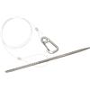 Cressi Fish Holder - Ago Portapesci con Cavetto Nylon e Moschettone, Silver, Taglia Unica, Adulti Unisex