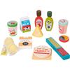 Set di cibo giocattolo in legno, giocattolo finto, regalo ideale, riempitivo per