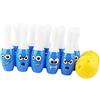 Set da bowling per bambini con 10 birilli e 2 palle per bomboniere feste