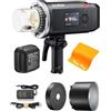 GODOX AD600BMII AD600 BM II 600 W Flash Bowens Mount Flash Speedlite per esterni, 2,4 G Wireless TTL 1/8000 s HSS, 0,01-1,9S Tempo di riciclaggio, 40 W, Luce di modellazione