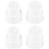 ieron Punte di ricambio per Hydrafacial - punte di bellezza Vortex in silicone bianco per peeling ad acqua, Aqua Peel, parti idrofacciali - set da 4 pezzi