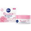 Beiersdorf NIVEA Fiore di rosa 24 ore per la cura del giorno (50 ml), cura del viso con acqua di rose e ialuronico, crema gel leggera per una pelle morbida e delicata