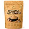 SVATV Rhassoul Polvere di argilla | Argilla Ghassoul | Viso e Capelli | Pulizia profonda, uniformit� del tono della pelle - 227 Grams, 8 once, 0,5 libbre