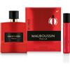 Mauboussin - Per Lui In Red 100 ml + 20 ml (Travel Spray) - Eau de Parfum Homme - Fragranza legnosa e speziata