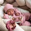 Anano Bambole Reborn Femmina Realistica Tutta In Silicone 50CM Bambole Che Sembra Vera Bambolotto Reborn Neonato