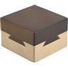 UTwaySteelPro Impossible - Scatola a coda di rondine 3D in legno, rompicapo, cassetti magici, portagioie con scomparto segreto, per adulti (colore marrone)