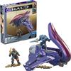 Mega Brands MEGA Halo - Banshee Disertore, set da costruzione con 205 pezzi, velivolo Mongoose Fleetcom con 2 mini action figures snodabili, da collezione ed esporre, giocattolo per bambini, 13+ anni, HNC56