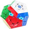 Bukefuno Megaminx MagLev UV V2 Speed Magic Cube Puzzle 120 magneti Megaminx Pentagonal Speed Cube magnetico senza adesivo rivestimento UV Base grigia