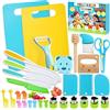 Vautvis Set Di Coltelli Da Cucina Per Bambini, 30 Pezzi Cucina Giocattolo Per Bambini, Set Cucina Bambini Per Tagliare E Cucinare Frutta O Verdura, Utensili Cucina Montessoriana Bambini