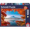 Schmidt Puzzle 1000 pièces : Paysage d'automne au Fuji
