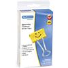 Rapesco 1354 Molle/Clips Fermacarte Divertenti 32 mm, Giallo Vivace, Confezione da 20