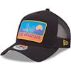 New Era San Francisco Location Patch Navy A-Frame Adjustable Trucker Cap - One-Size