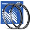 NEEWER 72-77mm Anello Adattatore Step Up (2pz) + Panno da Pulizia, Adattatore ad Anello per Filtro Obiettivo Ultra Sottile in Lega di Alluminio per Lente Fotocamera da 72mm per Usare il Filtro da 77mm