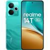 realme Smartphone 14T 5G, 8+256GB,batteria 5130 mAh,Processore Dimensity 6300, IP69, display 120Hz,Fotocamera AI da 50MP, Surf Verde, esclusiva Amazon Nessun adattatore , 8+256 GB, Solo Smartphone