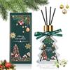 Gubuyi 100ml Diffusore di Natale per Ambiente, Diffusore di bastoncini natalizi, Fragranza a Lunga Durata, Diffusore Profumo Ambiente Natale, Decorazioni casa Natalizia Idea, per soggiorno e camera da letto