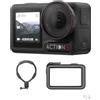 DJI Osmo Action 5 Pro Combo Standard Supporto da collo, action cam 4K per filmare senza mani con batteria lunga durata 4h, stabilizzazione, sensore 1/1.3, ideale per pesca e viaggi