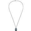 Armani Exchange Collana da uomo in acciaio inossidabile color canna di fucile, AXG0171060