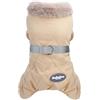 Izefia Cappotto del Cane Giacca Antivento Freddo Cappotto 4 Gambe Caldi Vestiti Invernali Spessi Cappotto Della Neve Cappotto di Cotone Cappotto del Cane per Il Piccolo Cane Gatto Medio