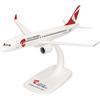 Herpa modello di aereo CSA Czech Airlines Airbus A220-300, in scala 1:200 - Snap-Fit, pezzo da collezione, miniatura deco, statuetta con supporto in plastica