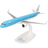 Herpa aereo Snap-Fit in miniatura KLM Airbus A321neo, miniatura in scala 1:200, pezzo da collezione, modello con base, plastica