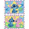 Ravensburger CreArt Junior 12023123 - Disney Stitch & Angel - Dipinto per numero per bambini dai 5 anni in su - Set di pittura con cornice, pennello e colori acrilici