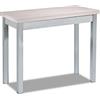 ASTIMESA Tavolo da Cucina a Libro Senza cassetto e Piano in Legno Laminato, Nebbia, 80 x 40 cm a 80 x 80 cm