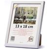 3-B - Cornice portafoto modello Lund - bianco - 13 x 18 cm - con vetro acrilico