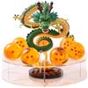 NEBAI · LESEN Statuetta Shenron in resina, decorazione di statue, set di action figure da 15 cm, palline da 3,5 cm e supporto in acrilico per regali e decorazioni per la casa