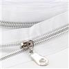 Sawoake # 5 cerniere a spirale in nylon metallico in ottone anticato, 10 m con 10 pezzi tira da The Yard Bulk Coil Zipper Roll per fai da te cucito borse artigianali