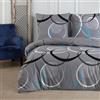 Buymax® Copripiumino Matrimoniale 200x200 100% Cotone 3 Pezzi Copripiumino - Set Biancheria da Letto 200 x 200 cm con 2 Federe 80x80 cm, Copripiumino Renforcé ÖKO-TEX con Cerniera