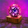 YATOSEEN Luce Notturna a Forma di Farfalla Lampada Farfalla 3D LED ABS Imitazione Base in Legno Colori Multipli Atmosfera Luce Lampada d'atmosfera Regalo Adatto per Camera dei Bambini Camera