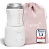 lämmy Scaldacollo per bambini in viaggio - biberon portatile alimentato a batteria scalda per bambini - temperatura precisa, a prova di perdite e compatto - si adatta a tutti i biberon - USB baby