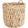 Household Essentials Home Essentials - Cestino rotondo in vimini, colore: Marrone