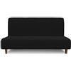 Easy-Going Copridivano futon 100% impermeabile, doppio rivestimento impermeabile per divano futon, in jacquard elasticizzato, senza braccioli, protezione per mobili per bambini, animali domestici,
