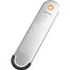 Fiskars Functional Form Grattugia Fine, Grattugia Per Parmigiano e Formaggi a Pasta Dura, Protezione Lama, Lama in Acciaio Inossidabile/Manico in Plastica, Grigio/Nero/Arancione, 1079967