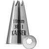 ORIGINAL KAISER Kaiser 2300662381 Stampo da Forno a Stella in Acciaio Inox, Beccuccio Gr 3