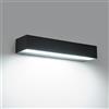 Goeco Applique Parete Esterno LED 16W 6500K Impermeabile IP65, Nero
