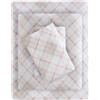SLEEP PHILOSOPHY True North by Sleep Philosophy Accogliente flanella calda 100% cotone lenzuolo - Novità stampa animali stelle carino ultra morbido freddo set biancheria da letto pieno, rosa plaid 4 pezzi