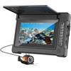 ESANHAO Telecamera da Pesca Subacquea con Monitor IPS 7, Telecamera Subacquea 1200TVL HD 165° Grandangolo, 6 LED Bianchi + 6 IR, Impermeabile IP68, Fish Finder per Pesca su Ghiaccio/Mare/Lago (30M)