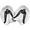 KZAQW 1 Coppia di Mano Paddles Nuoto, Pagaia Regolabile per Nuoto, con Cinghie Regolabili, Accessori per l'Allenamento per Adulti Unisex