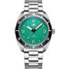 PHOIBOS Reef Master PY047 - Orologio subacqueo automatico da uomo, resistente all'acqua fino a 200 m, Verde, Moda