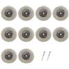 HALJIA 50mm Dischi Diamantati Mini [ 10 Pezzi ] di Tagliante per Taglio Vetro, Gemma di Pietre Preziose e Asta Asse [ 2 Pezzi ]