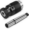 GETLITOOL Portapunte MT2-B18 Serraggio Rapido, Mandrino Autoserrante 1-16mm | Senza Chiave Richiesta, con Cono Morse MK2, Adattatore per Trapani a Colonna, Torni e Macchine Utensili Compatibili MT2