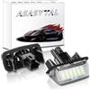 Asasytal Luci Targa a LED Compatibili con Camry, Yaris/XP21, Auris E180, Corolla Type E210 TS Touring Sports, Luci Targa Posteriori Senza Errori, Luce Bianca Brillante 6000K, 2 Pezzi