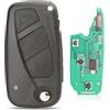 kuyuansu 3B Chiave Auto Telecomando FIAT Punto Ducato Stilo Panda 433MHz Delphi ID46