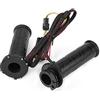 Keenso Manopole riscaldate per moto, 1 paio da 22 mm, manopole riscaldate per manubrio elettrico per moto e bici
