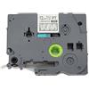 BROVACS 1 confezione di nastro bianco su trasparente compatibile per Brother P-Touch TZ 135 TZe 135 12 mm 1/2 OPA1113E
