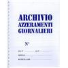 nota bene Registro Per Archivio Azzeramenti Giornalieri Scontrini da 57 mm.