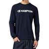 Champion Legacy - Maglietta a Maniche Lunghe da Uomo, con Grafica, S, Verde, Verde, S